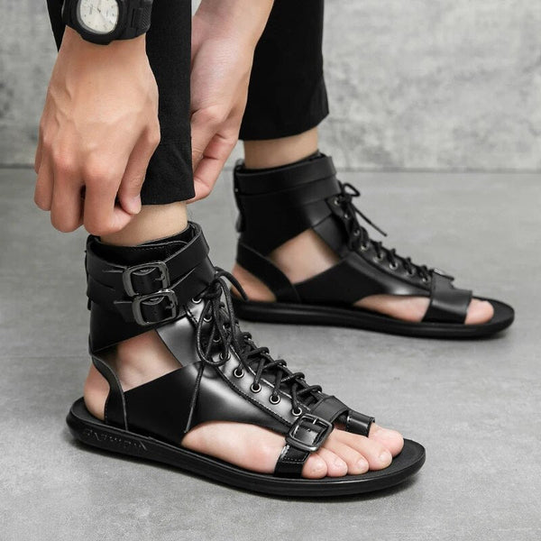 Herrenschuhe – Stilvolle Retro-Sandalen für Komfort und Eleganz