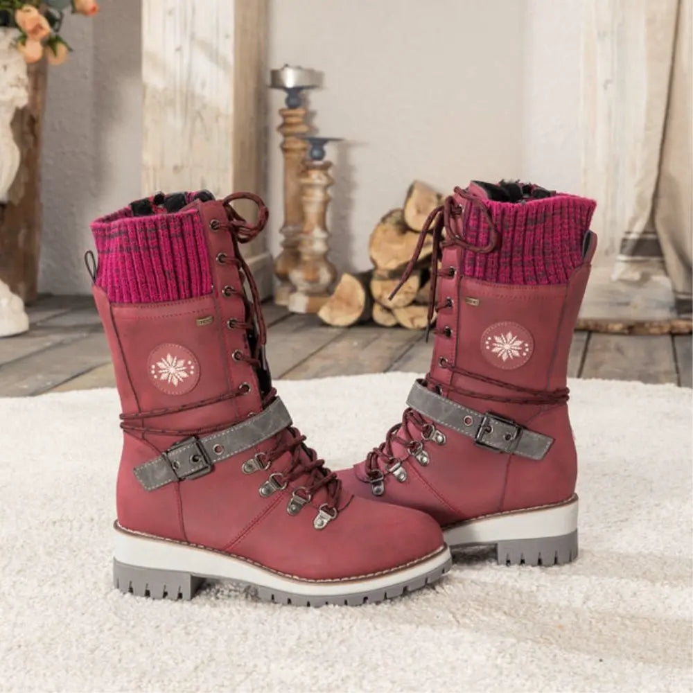 Orthopädische Winterstiefel für Damen – Warm, Wasserdicht & Rutschfest