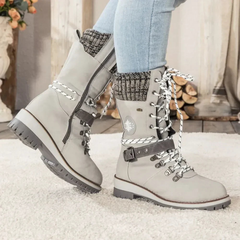 Orthopädische Winterstiefel für Damen – Warm, Wasserdicht & Rutschfest