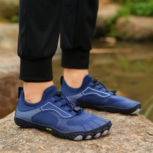 Herrenschuhe mit extrabreiter Zehenbox