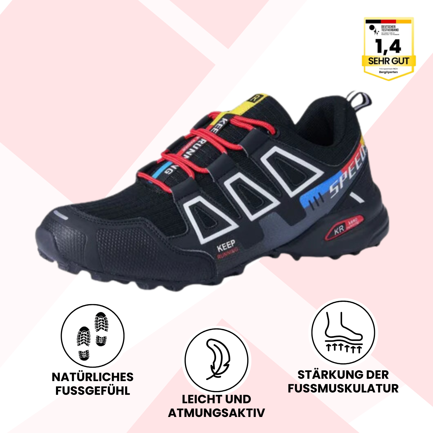 OrthoDay - ergonomische schmerzlindernde - Wanderschuhe