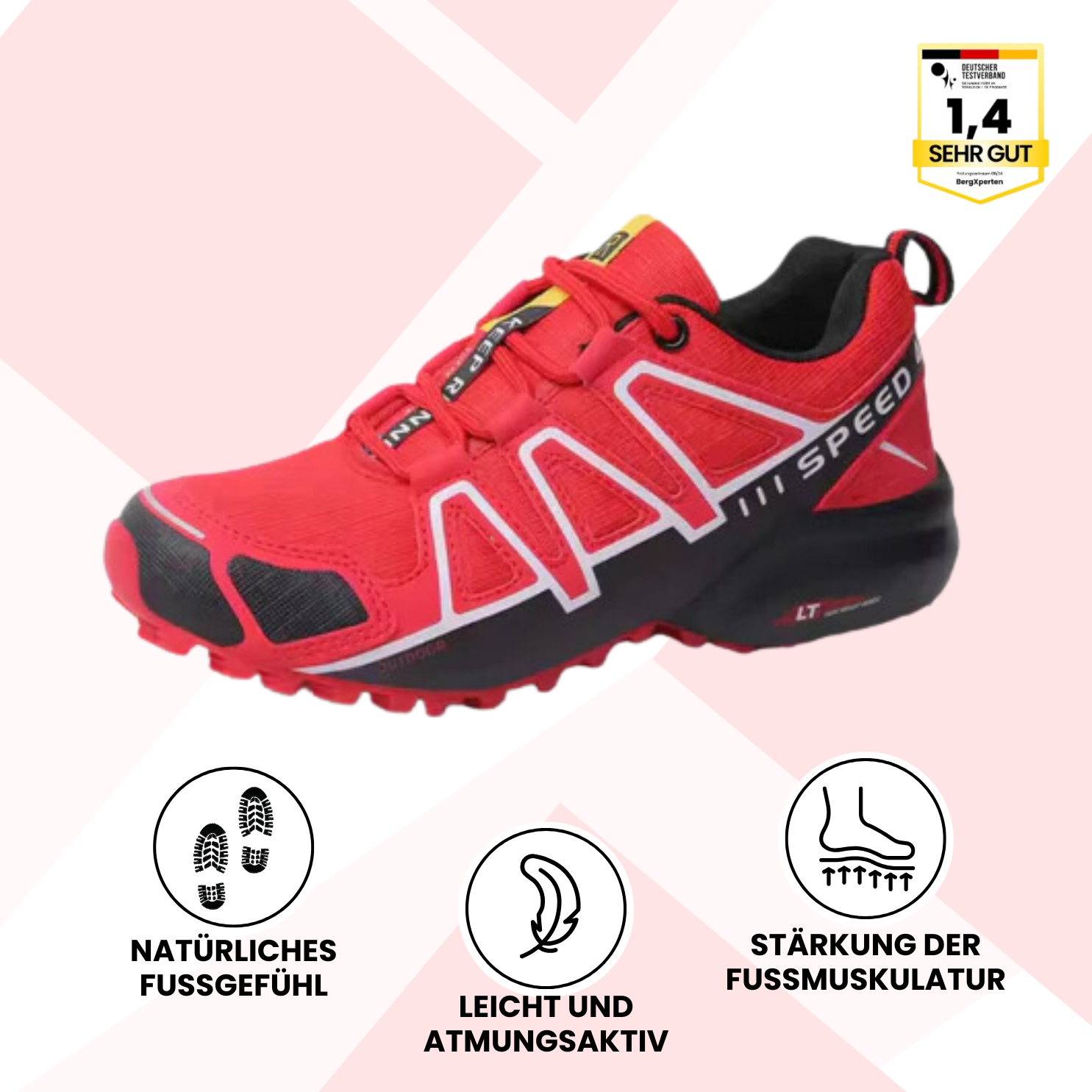 OrthoDay - ergonomische schmerzlindernde - Wanderschuhe