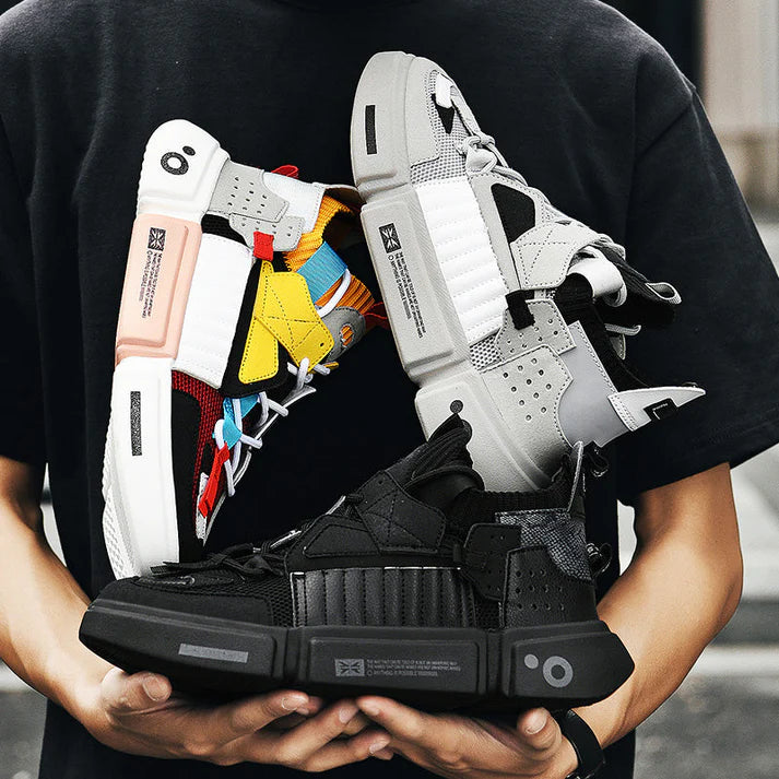 Herrenschuhe - Komfortable Trekking-Sneaker