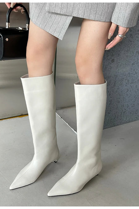 Damen Stiefel Rosette – Modische kniehohe Stiefel für jeden Anlass