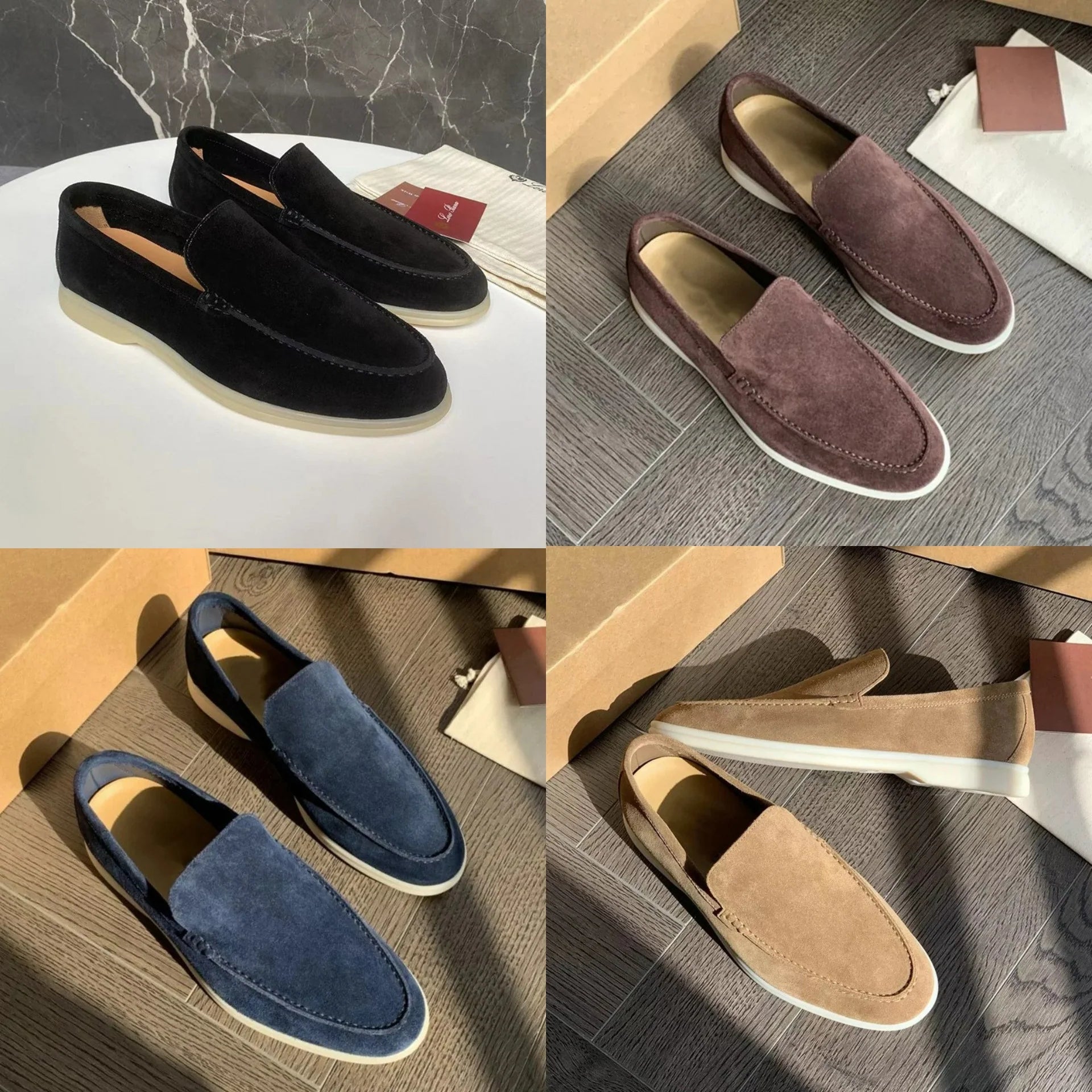 Herrenschuhe: Orthopädische Wildleder-Loafers von Bandit für Herren