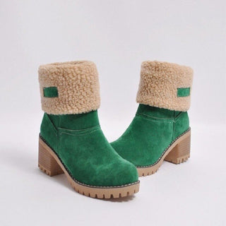 Mia™ - Warme orthopädische Stiefel aus veganem Leder