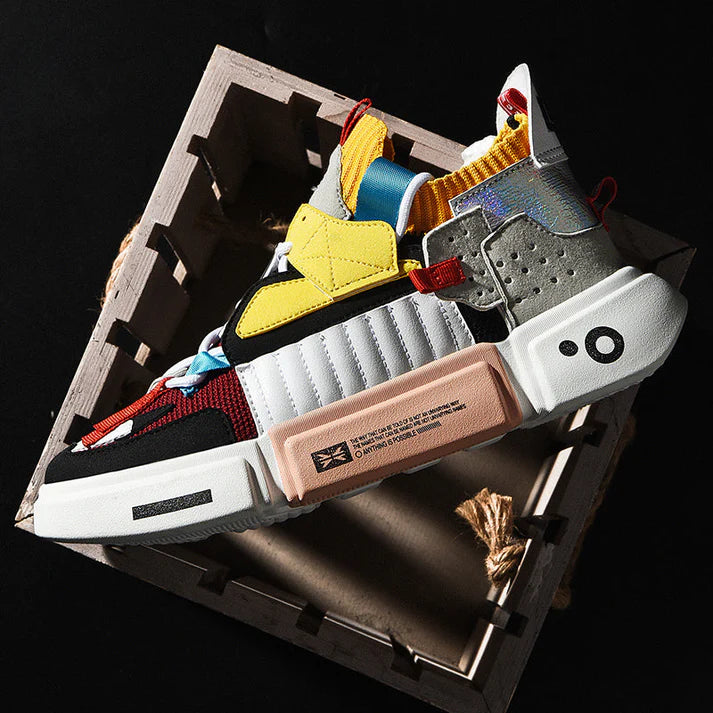 Herrenschuhe - Komfortable Trekking-Sneaker