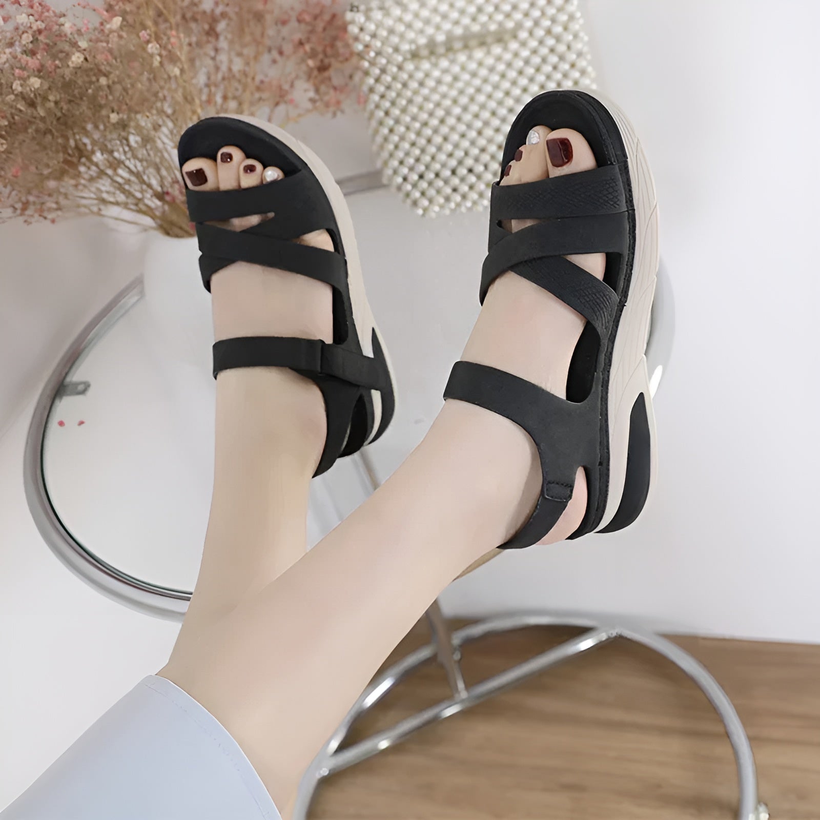 Sandalen Damen – Elegante Wedge-Heel Sandalen für den Sommer