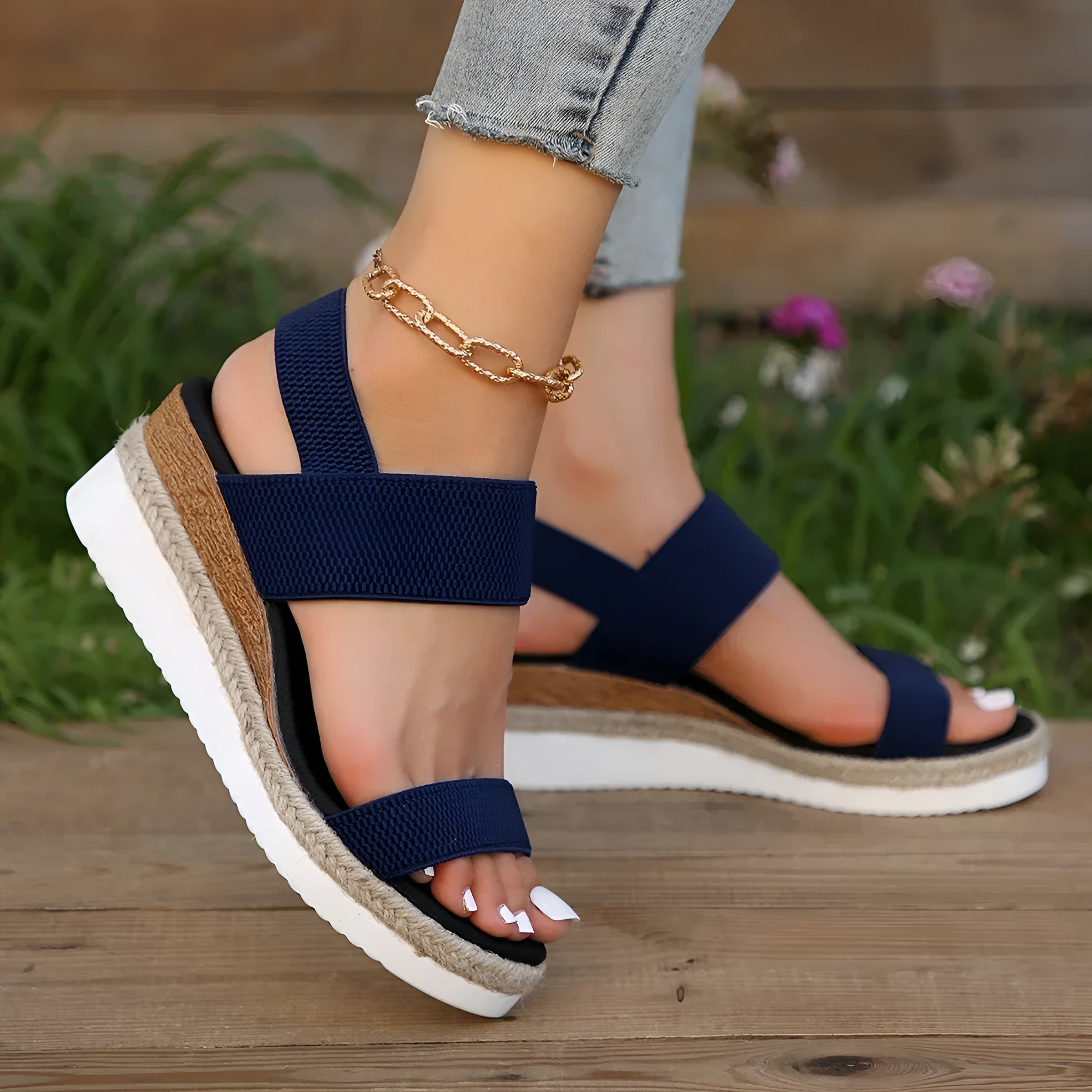 Komfortable Sandalen Damen 36-43 – Orthopädische Plus Size Sommer Schuhe