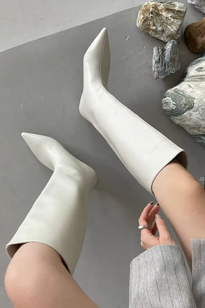 Damen Stiefel Rosette – Modische kniehohe Stiefel für jeden Anlass