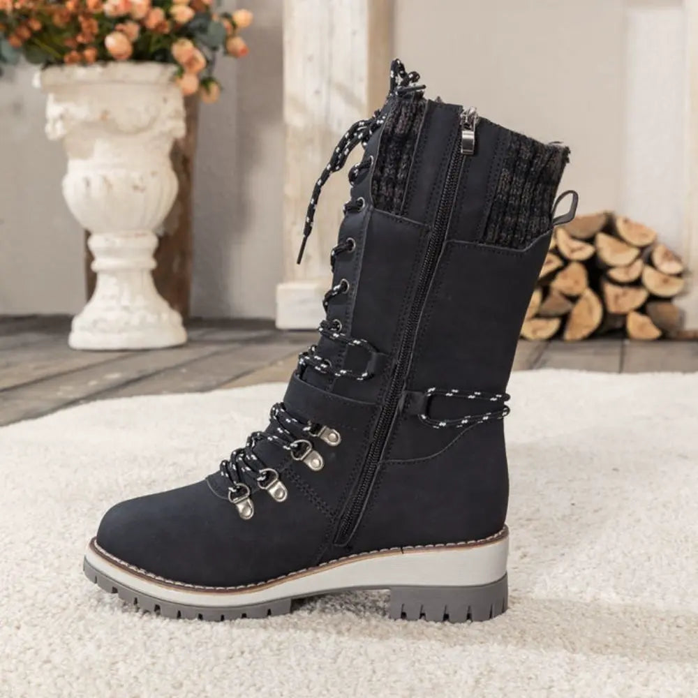 Orthopädische Winterstiefel für Damen – Warm, Wasserdicht & Rutschfest
