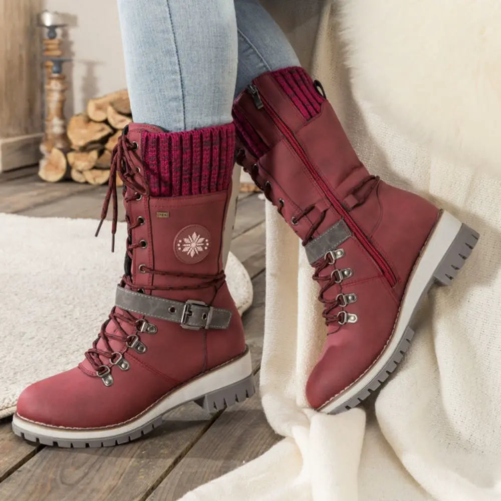 Orthopädische Winterstiefel für Damen – Warm, Wasserdicht & Rutschfest