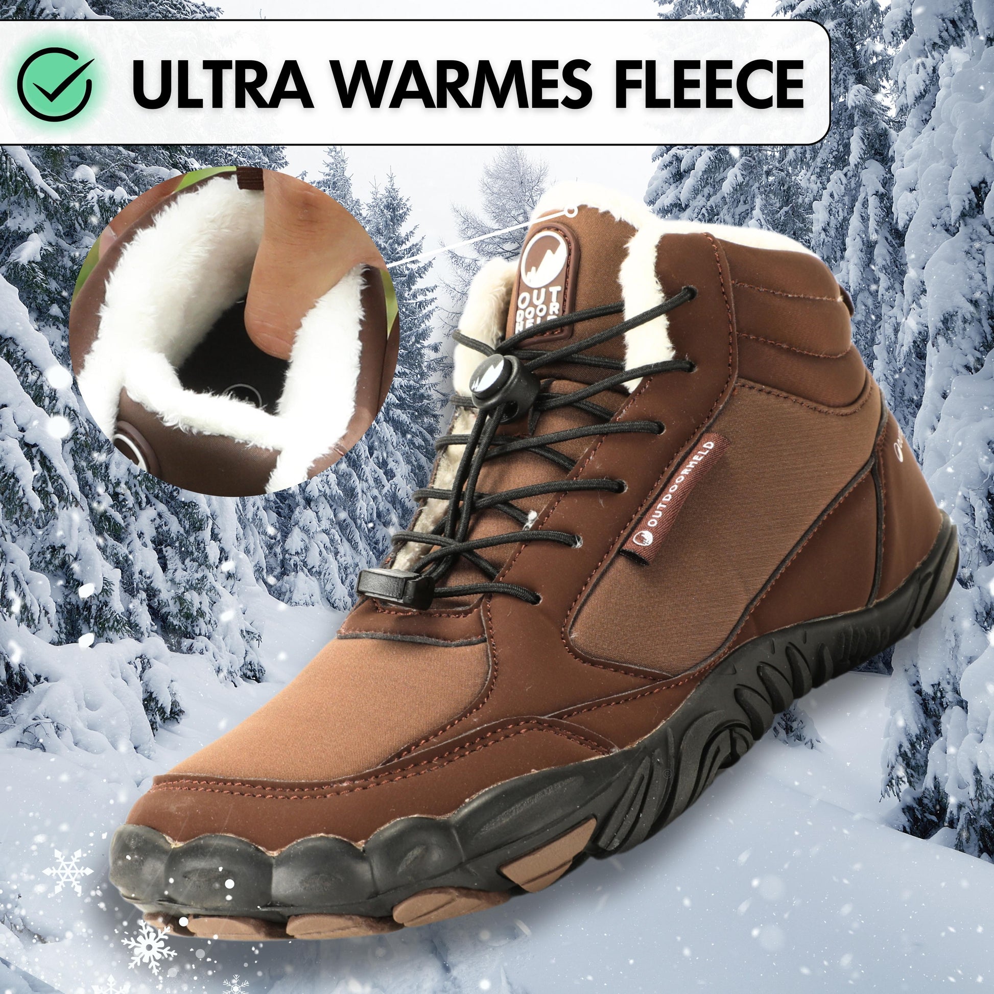 Winterschuhe mit Barfuß-Design – Perfekte Wahl für kalte Tage