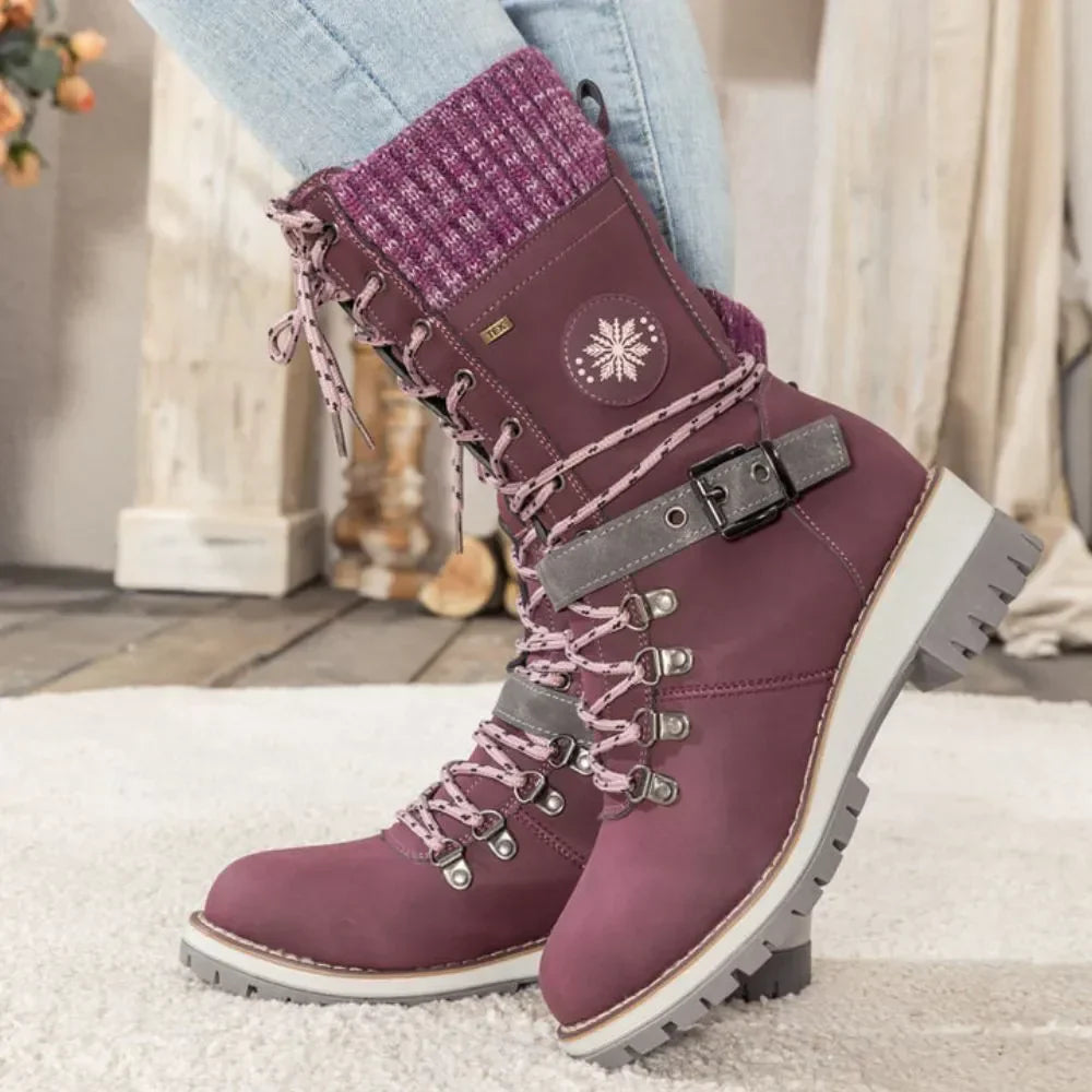 Orthopädische Winterstiefel für Damen – Warm, Wasserdicht & Rutschfest