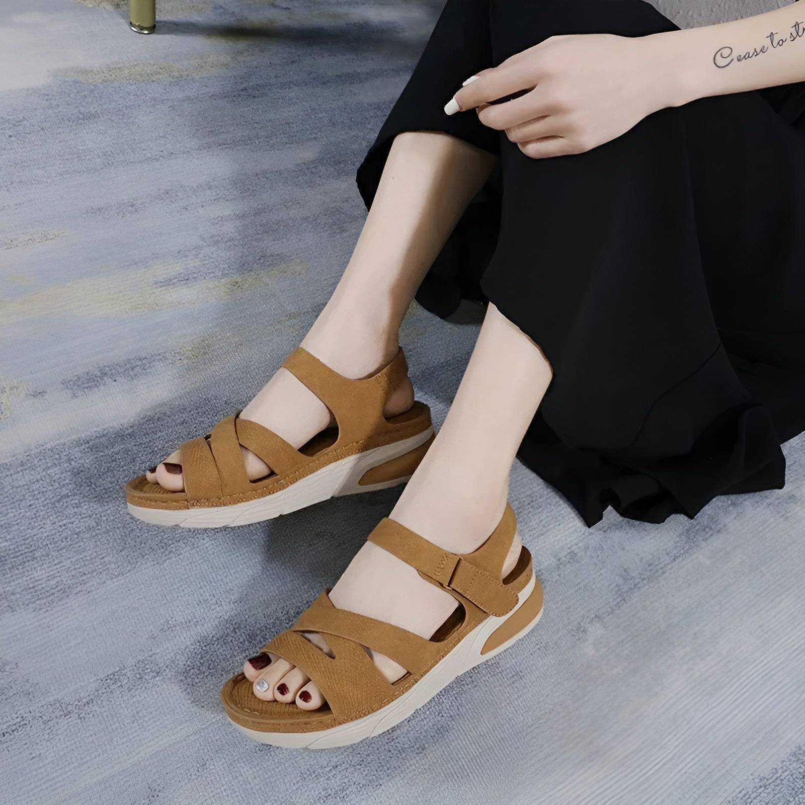 Sandalen Damen – Elegante Wedge-Heel Sandalen für den Sommer