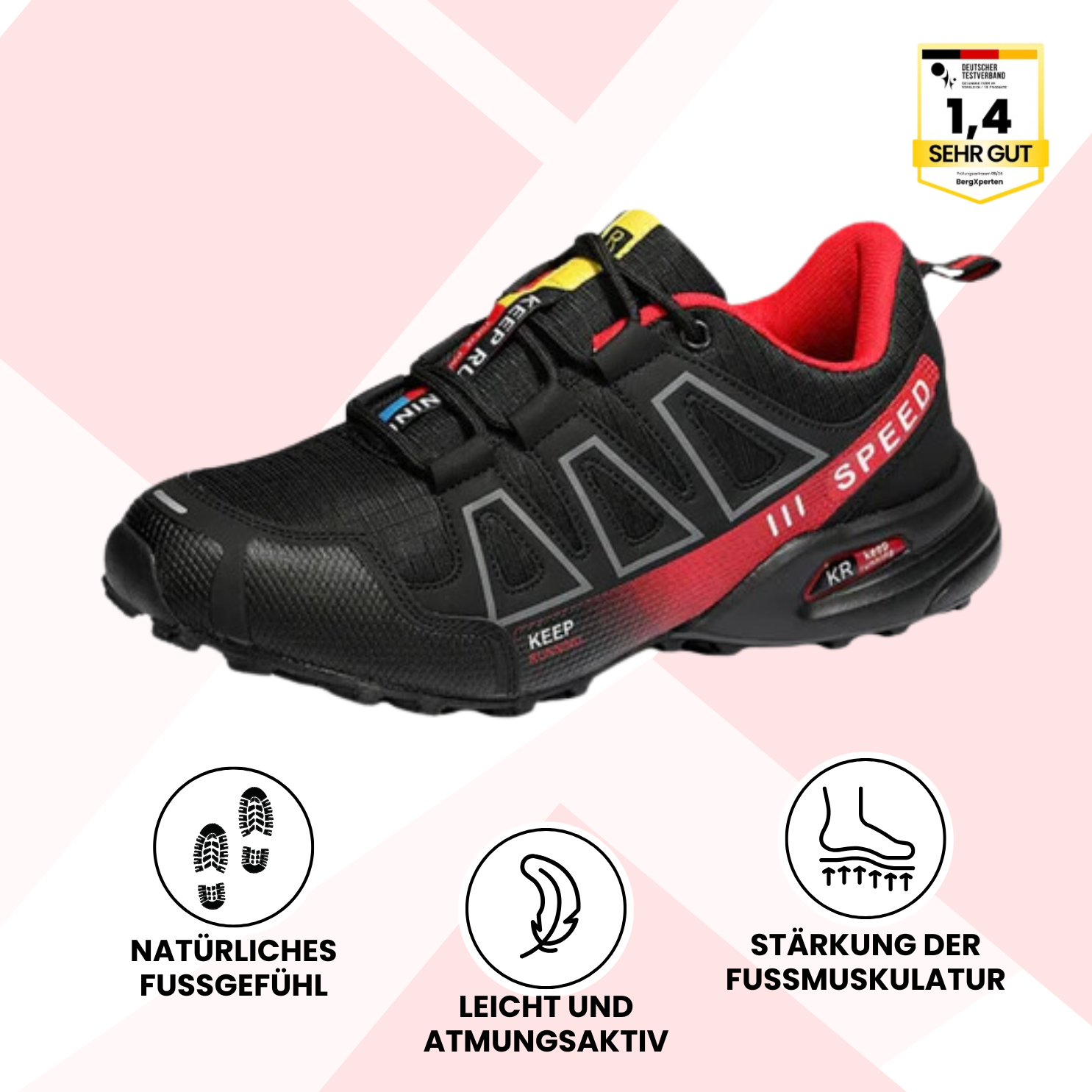 OrthoDay - ergonomische schmerzlindernde - Wanderschuhe