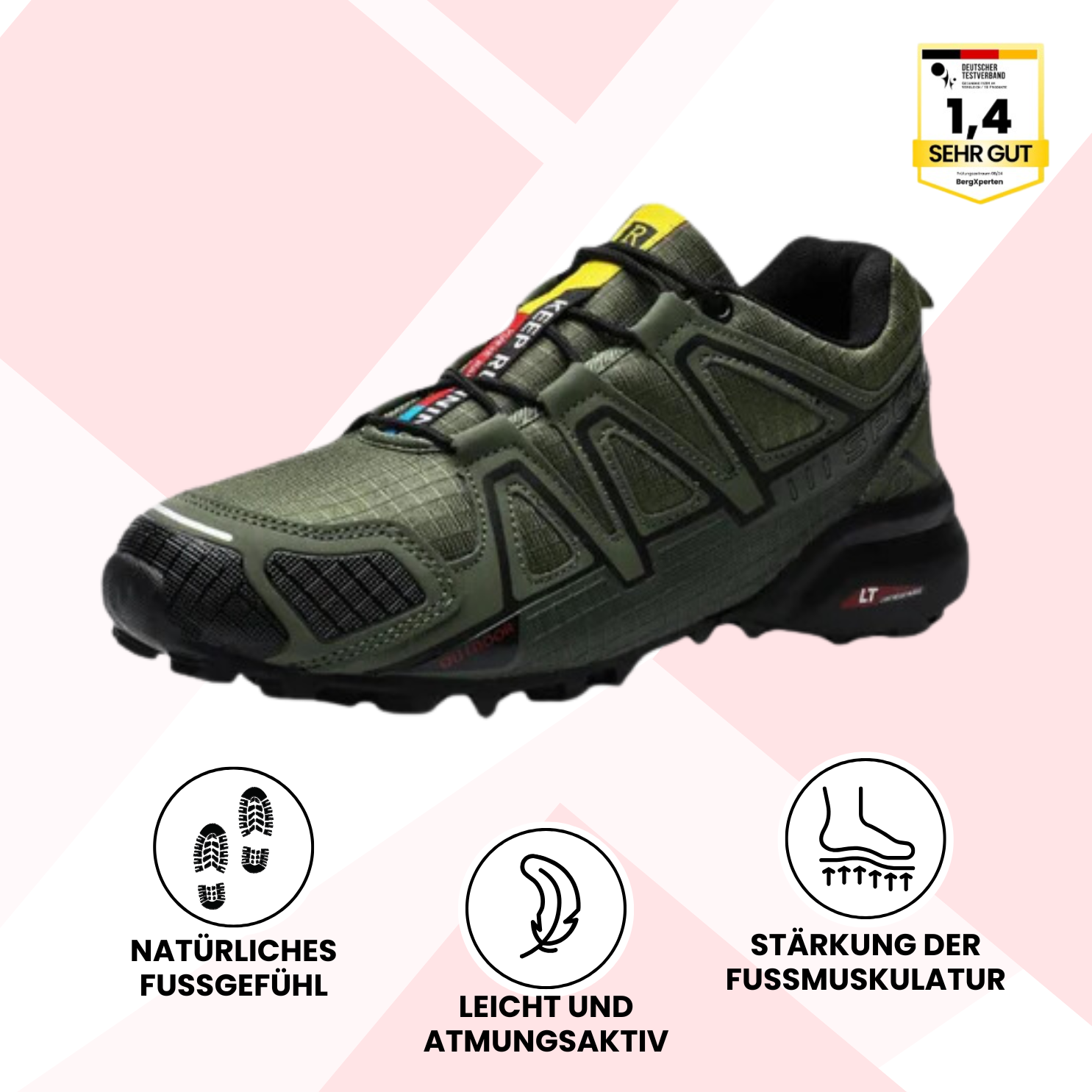 OrthoDay - ergonomische schmerzlindernde - Wanderschuhe