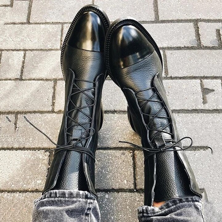 Damen Stiefel aus Echtleder für den Herbst