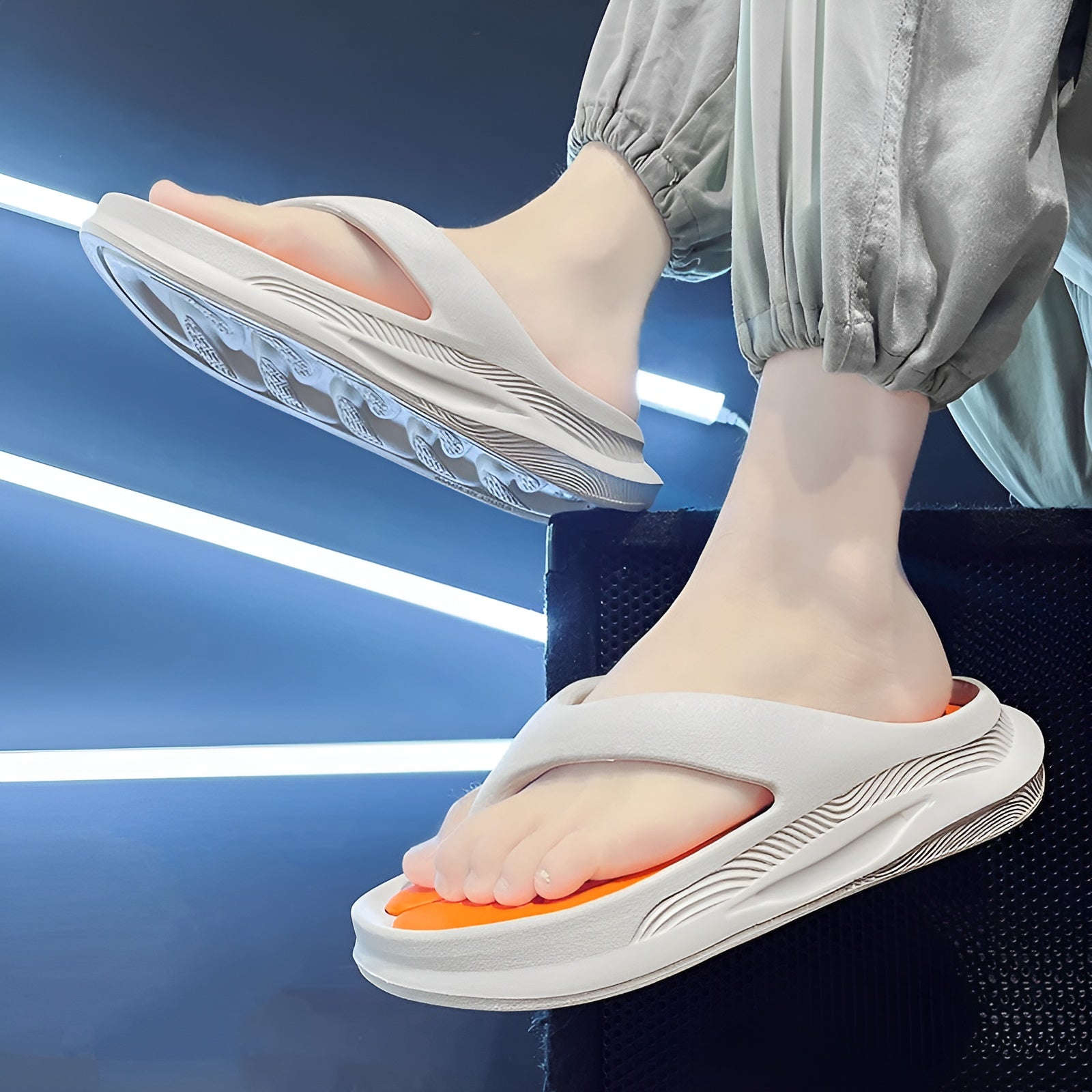 Flip Flops Herren – Elegante und Bequeme Orthopädische Slipper