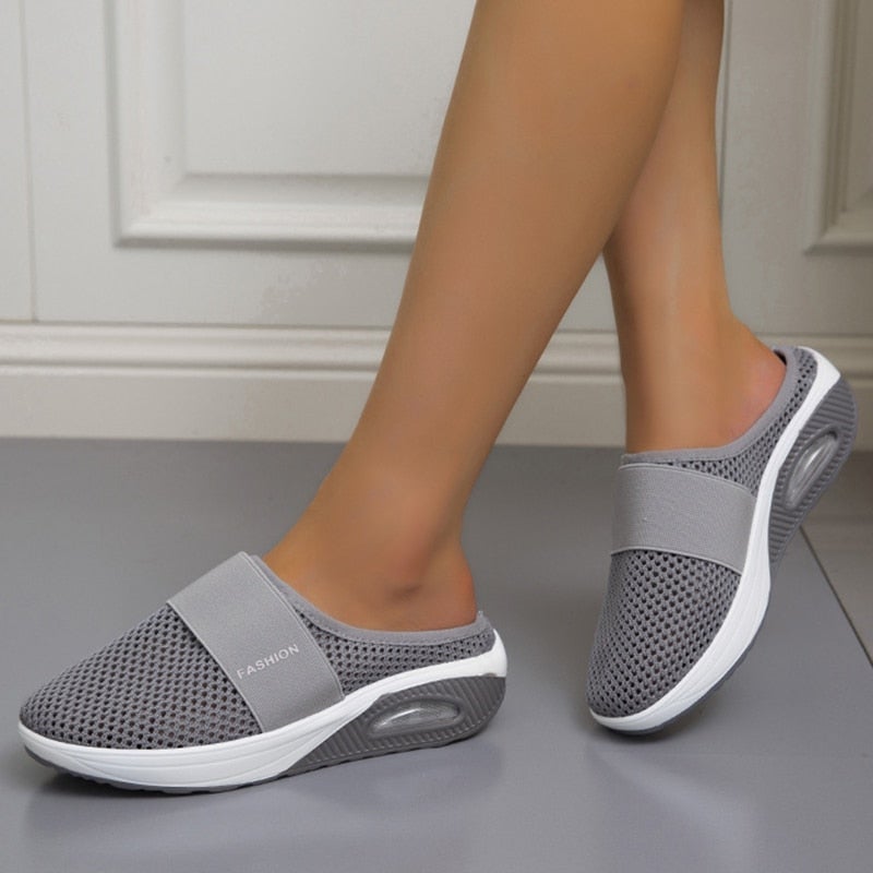 Damenschuhe mit innovativer Luftkissentechnologie