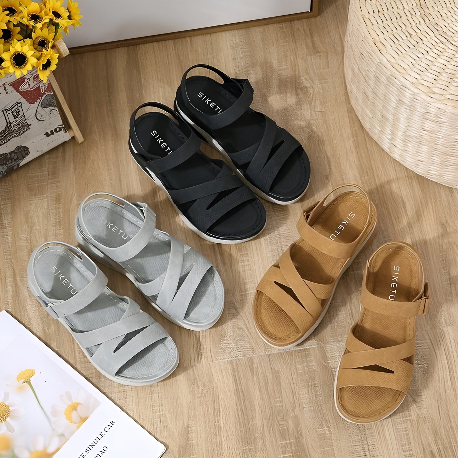 Sandalen Damen – Elegante Wedge-Heel Sandalen für den Sommer