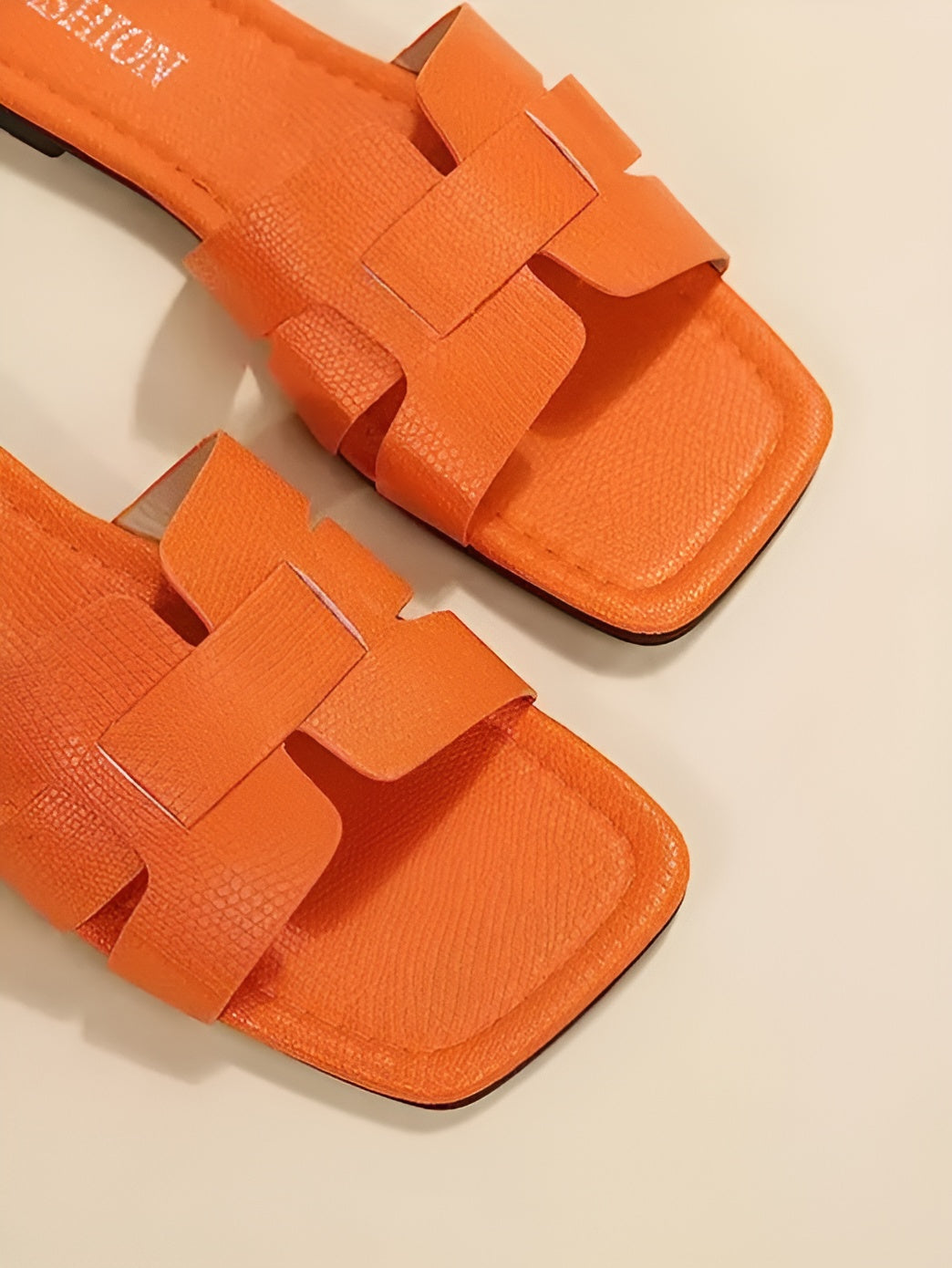 Elegante Flip Flops - H-Profil Leder Sandalen für Damen